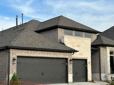 An architectural shingle roof features a high-definition. North America's Number 1 selling shingle.