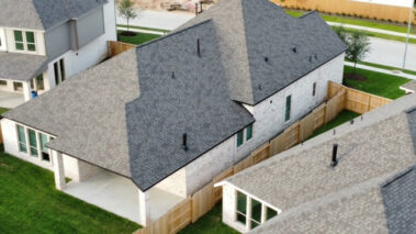 Owens Corning Weathered Wood color available in Beachwood Sand, Brownwood, Aspen Gray, Driftwood, Teak.